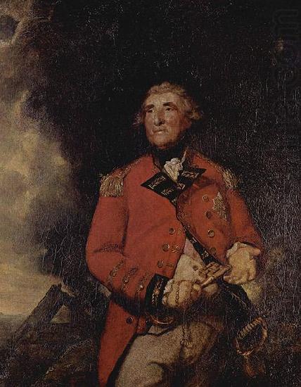 Sir Joshua Reynolds Portrat des Lord Heathfield, Gouverneur von Gibraltar china oil painting image